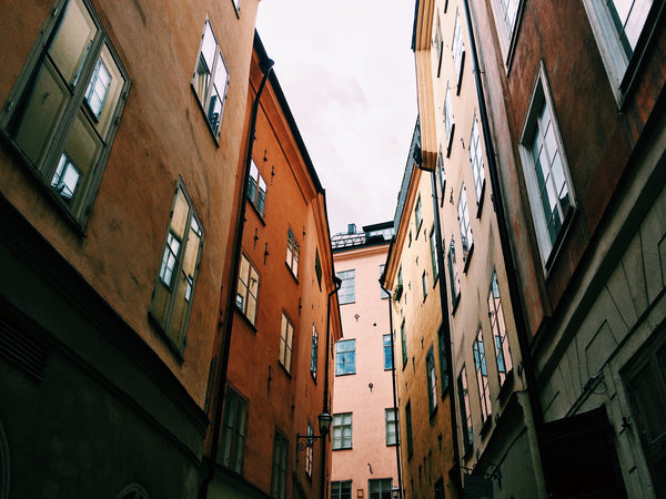 gamla stan buildings in stockholm sweden